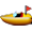 Yellow Tiny Boat Smiley