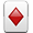 Red Diamond Card Smiley
