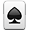 Black Spades Card Smiley