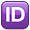 Id In Purple Box Smiley