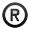 R In Circle Smiley