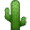 Green Cactus Plant Smiley