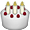 White Birthday Cake Smiley