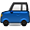 Tiny Blue Car Smiley