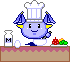 The Cooking Bat Smiley
