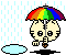 The Rainbow Umbrella Smiley