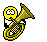 Smiley Plays A Horn Smiley