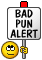 Bad Pun Alert Smiley