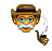 Guy Smoking Cigar Smiley