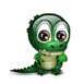 The Green Reptile Smiley
