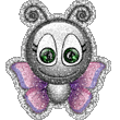 Big Eyed Butterfly Smiley