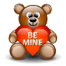 Be Mine Bear Smiley