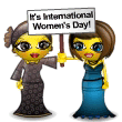 International Women's Day Smiley
