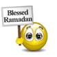 Blessed Ramadan To You Smiley