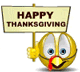 Happy Thanksgiving Turkey Smiley