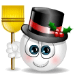 Frosty With Hat Smiley