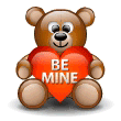 Be Mine Bear Hug Smiley