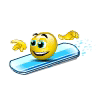 Happy To Surf Smiley