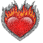The Heart On Fire Smiley