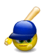 The Baseball Bat Smiley