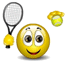 The Tennis Player Smiley