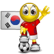 The Korean Soccer Player Smiley