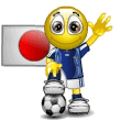 The Japanese Soccer Player Smiley