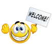 All Caps Welcome  Smiley