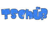 Glittering Blue Text Smiley