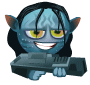 Avatar With Gun Smiley