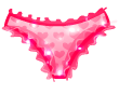 Shiny Pink Underwear Smiley