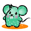 The Glittering Mouse Smiley