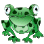 The Green Frog Smiley