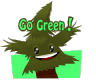Let's Go Green Smiley