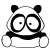 Big Eyed Panda Smiley
