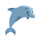 The Playful Dolphin Smiley