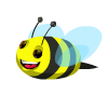 The Flying Bee Smiley