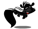 The Hopping Skunk Smiley